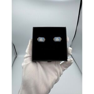 Wedgwood Nautical Ship Cufflinks Blue Gold Tone Formal‎ Dress Shirt Accessories